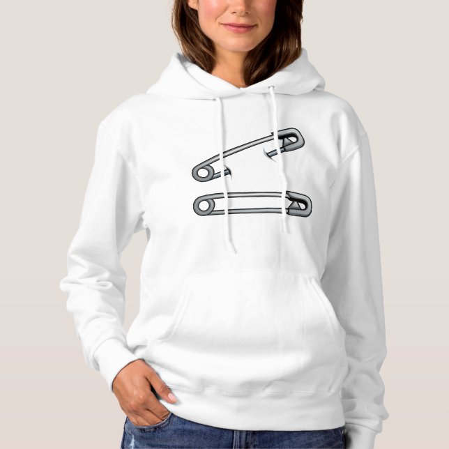 Buttone für die Sicherheit Hoodie (Vorderseite)