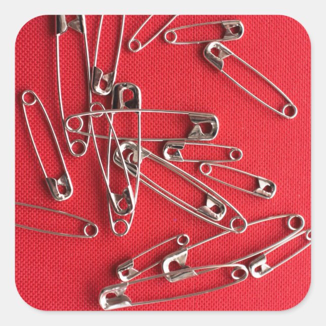 Buttone Quadratischer Aufkleber (Vorderseite)