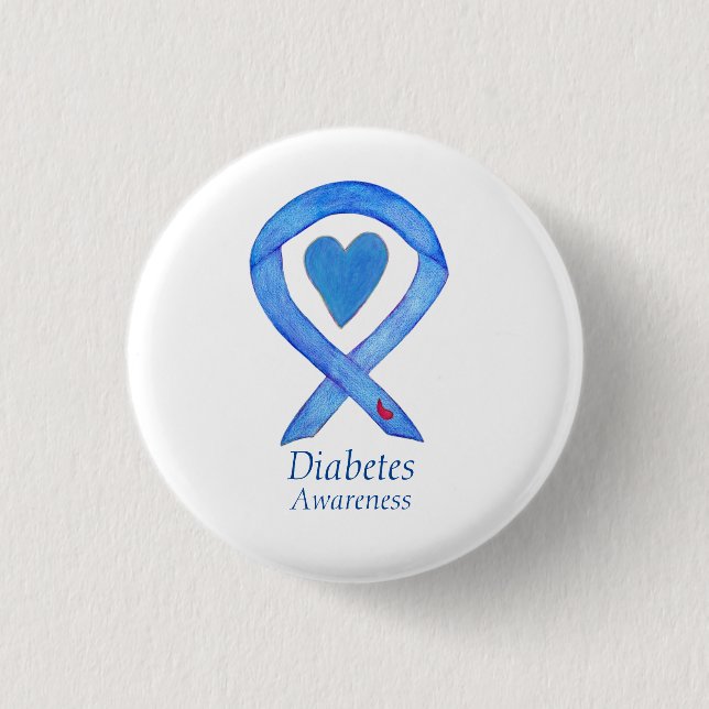 Buttone zur Sensibilisierung für Diabetes Button (Vorderseite)