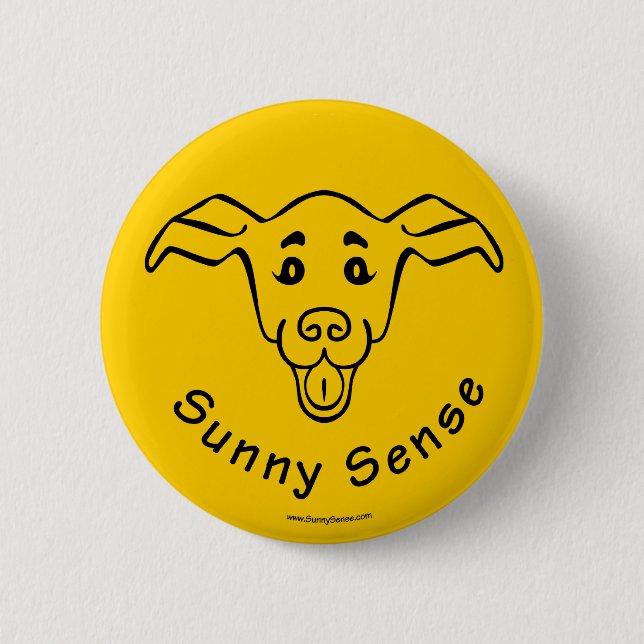 Buttons für das Logo "Sunny Sense" (Vorderseite)