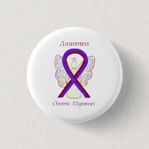 Buttons für den Angel Chronic Migraines Awareness