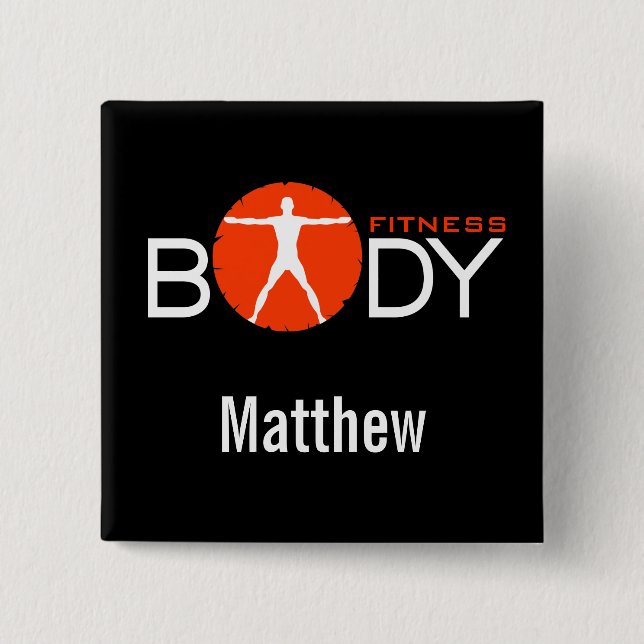 Buttons für den Namen des Personal Trainers für di (Vorderseite)