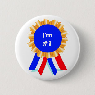 Buttons für die Personalisierte blaue Ribbon-Ausz