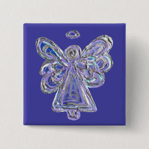Buttons für lila Holiday Guardian Angel Custom But