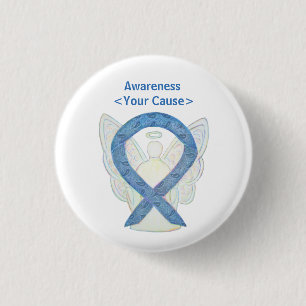 Buttons für Paisley Awareness Ribbon Angel Art But
