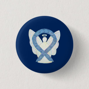 Buttons für Paisley Awareness Ribbon Angel Art But