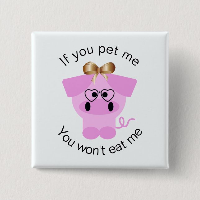 Buttons für Tierrechte (Vorderseite)