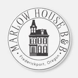 Buttons und Magnete des Marlow House B & B Magnet
