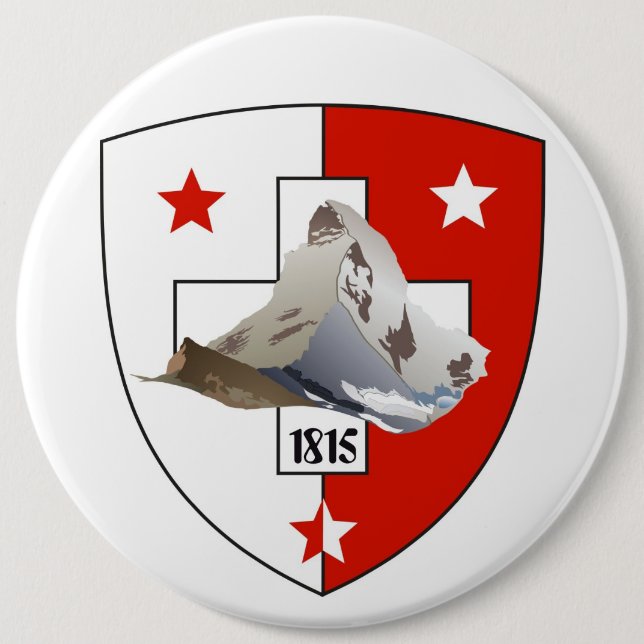 Buttons Wallis Suisse-Schweiz (Vorderseite)