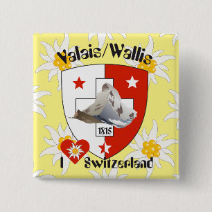 Buttons Wallis Suisse-Schweiz