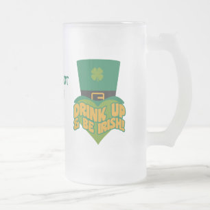 "Buvez et soyez irlandais !" tasses personnalisées