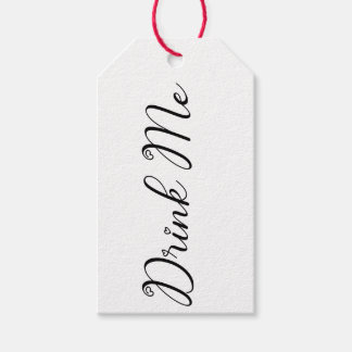 “Buvez-Moi” Étiquette Cadeau Inspirée d'Alice au P