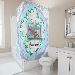 Buxatony Bob | Satirischer Humor Duschvorhang