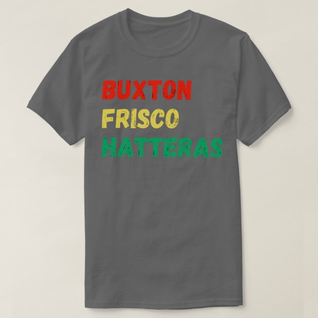Buxton Frisco Hatteras NC T-Shirt (Design vorne)