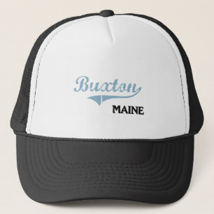 Buxton Maine Stadt-Klassiker Truckerkappe