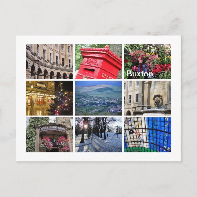 Buxton Postkarte (Vorderseite)