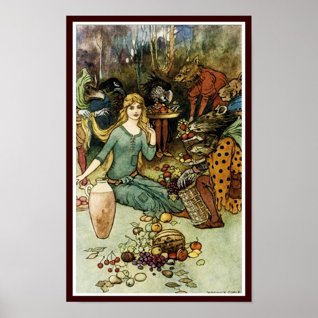 Buy From Us With a Golden Curl Poster (Vorne)