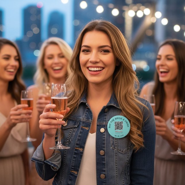 Buy the Bride a Drink QR Code Button (Von Creator hochgeladen)
