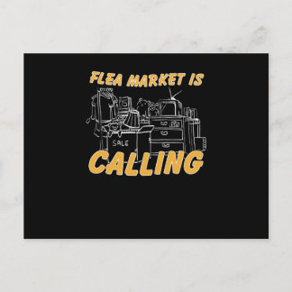 Buy The Flea Market Flea Market Saying Ramsch Postkarte
