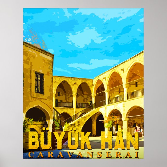 Büyük Han cyprus - Geschenke im großen Gasthaus Ca Poster (Vorne)