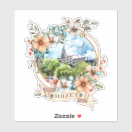 Buzet Croatia Aufkleber