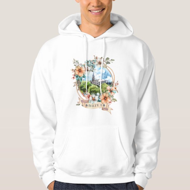 Buzet Croatia Hoodie (Vorderseite)