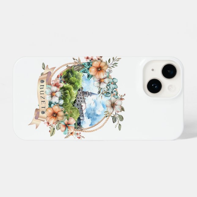 Buzet Croatia iPhone 14 Hülle (Rückseite (Horizontal))