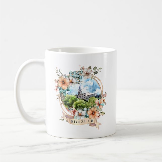 Buzet Croatia Kaffeetasse (Links)