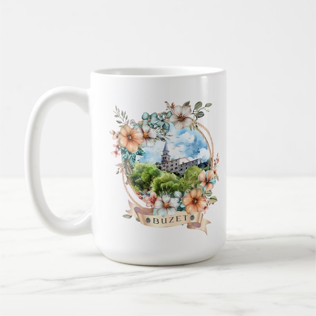 Buzet Kroatien Kaffeetasse (Links)