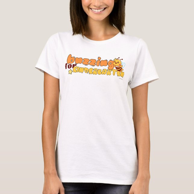 Buzings für Kindergarten Niedlicher Bienenkinderga T-Shirt (Vorderseite)