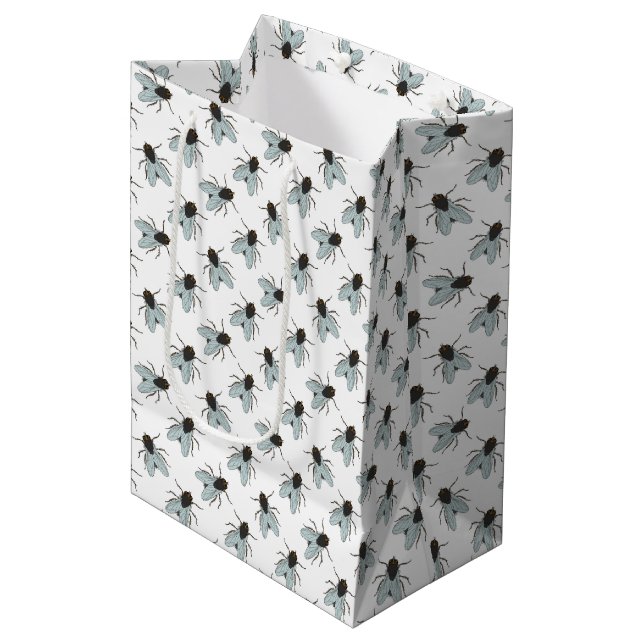 Buzings House Fly Swatter Insekt Yucky Bug Mittlere Geschenktüte (Vorderseite Schrägansicht)