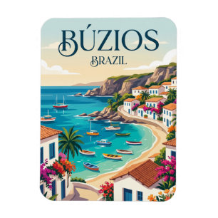 Búzios, Rio de Janeiro, Brasilien Brasilien Magnet