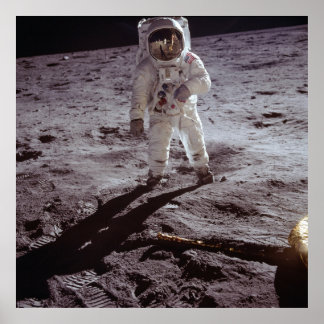 Buzz Aldrin von Neil Armstrong Apollo 11 Poster