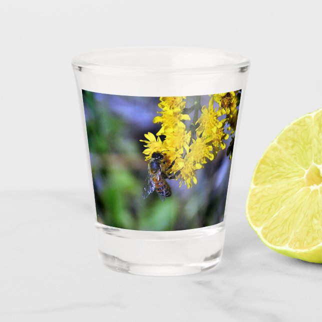 Buzz Bee Schnapsglas (Vorderseite)