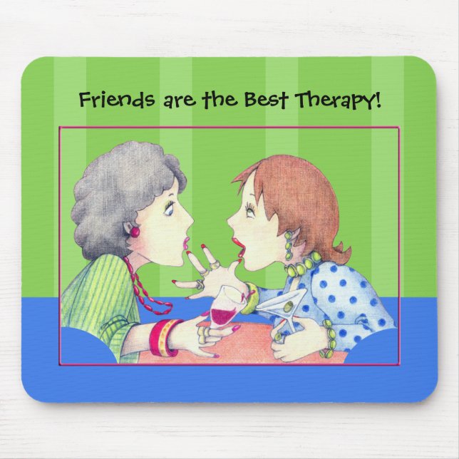 Buzz blauer Mousepad (Vorne)
