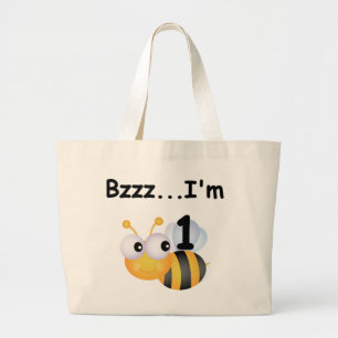 Buzz Bumblebee 1. Geburtstag T - Shirt und Geschen Jumbo Stoffbeutel