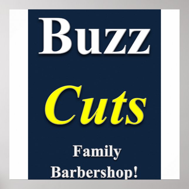 Buzz Cuts Poster Matte (Vorne)
