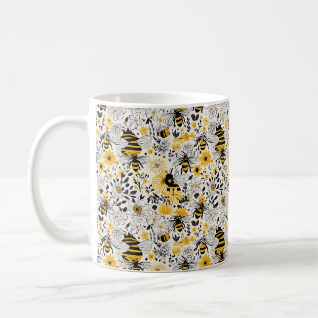 Buzz: Daisy and Bee Delight Kaffeetasse (Links)