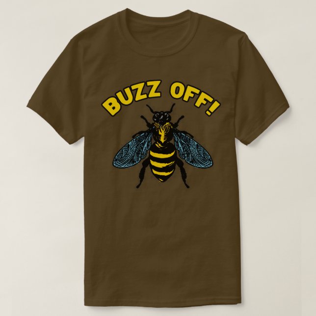 Buzz Off Bee T-Shirt (Design vorne)