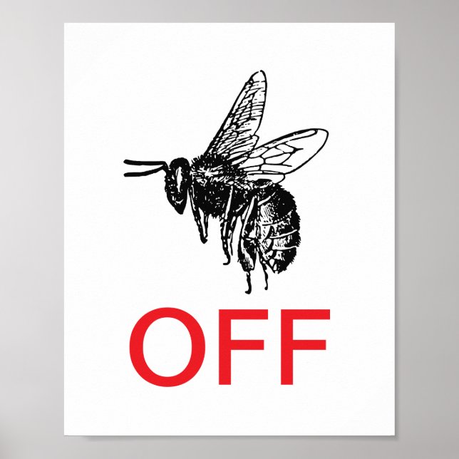 Buzz Off Poster (Vorne)