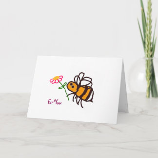 BuzzAboutBees "pour vous" carte de voeux