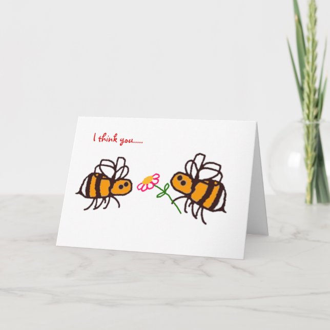 BuzzAboutBees sind Sie Biene-autiful Gruß-Karte Karte (Vorderseite)