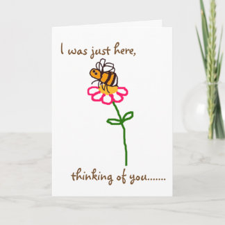 BuzzAboutBees 'Thinking of you' - Sweet Little Bee Karte
