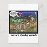 Buzzard Comedy Clubs Funny Cartoon Geschenke & T-S