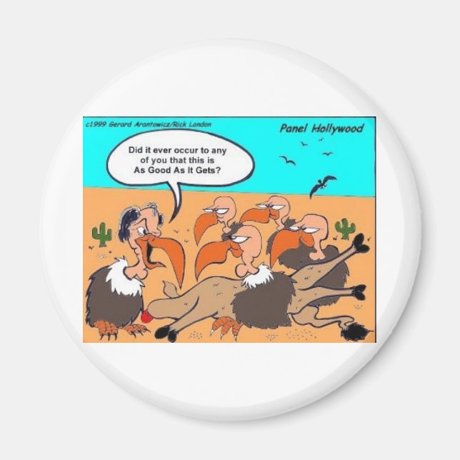 Buzzard in Ecstacy Funny Giuseppe T-Shirts & Samml Magnet (Vorne)