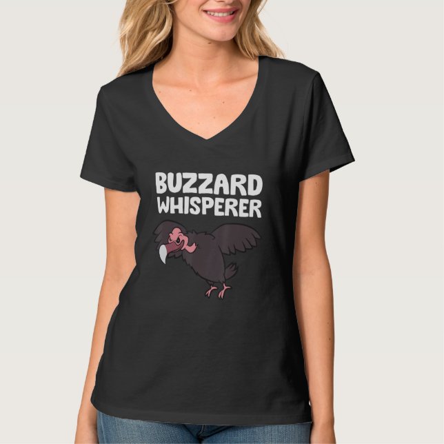 Buzzard Whisperer Funny Turkey Vulture T-Shirt (Vorderseite)