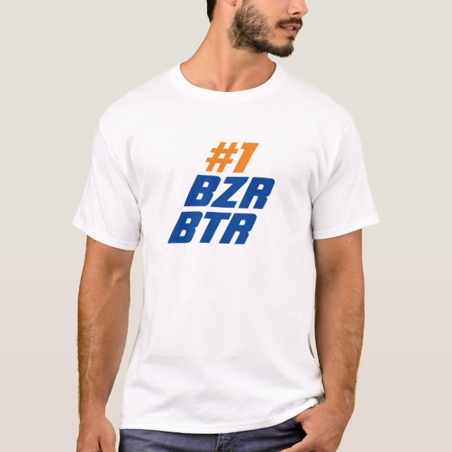  Buzzer Beater | Basketball-Zitat mit blauem Text T-Shirt (Vorderseite)