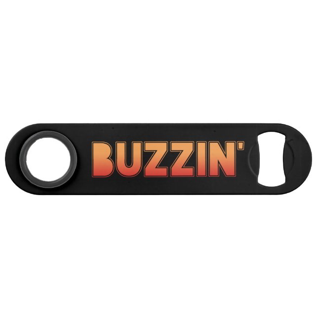Buzzin' Manchester Slang, Mancunian Dialect Speed Flaschenöffner (Vorderseite (Horizontal))