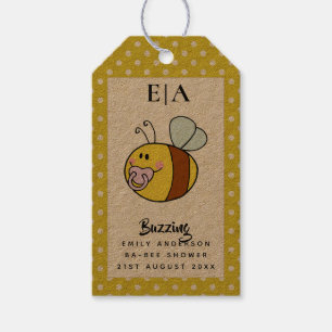 Buzzing Ba-BEE Babydusche Niedlich Danke Geschenkanhänger