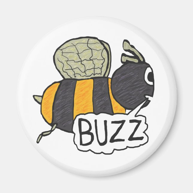 Buzzing Bee Magnet (Vorne)